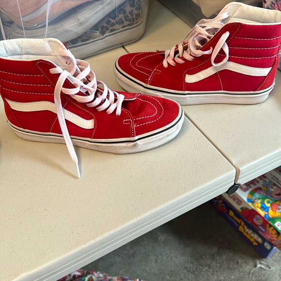 Vans Shoes - Vans Sk8-Hi - Racing Red